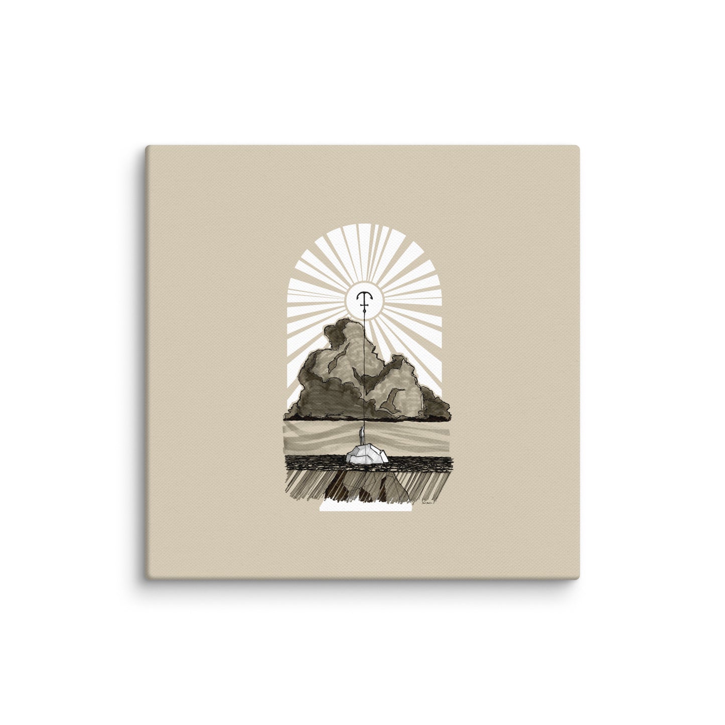 Christ the Sure and Steady Anchor - Canvas