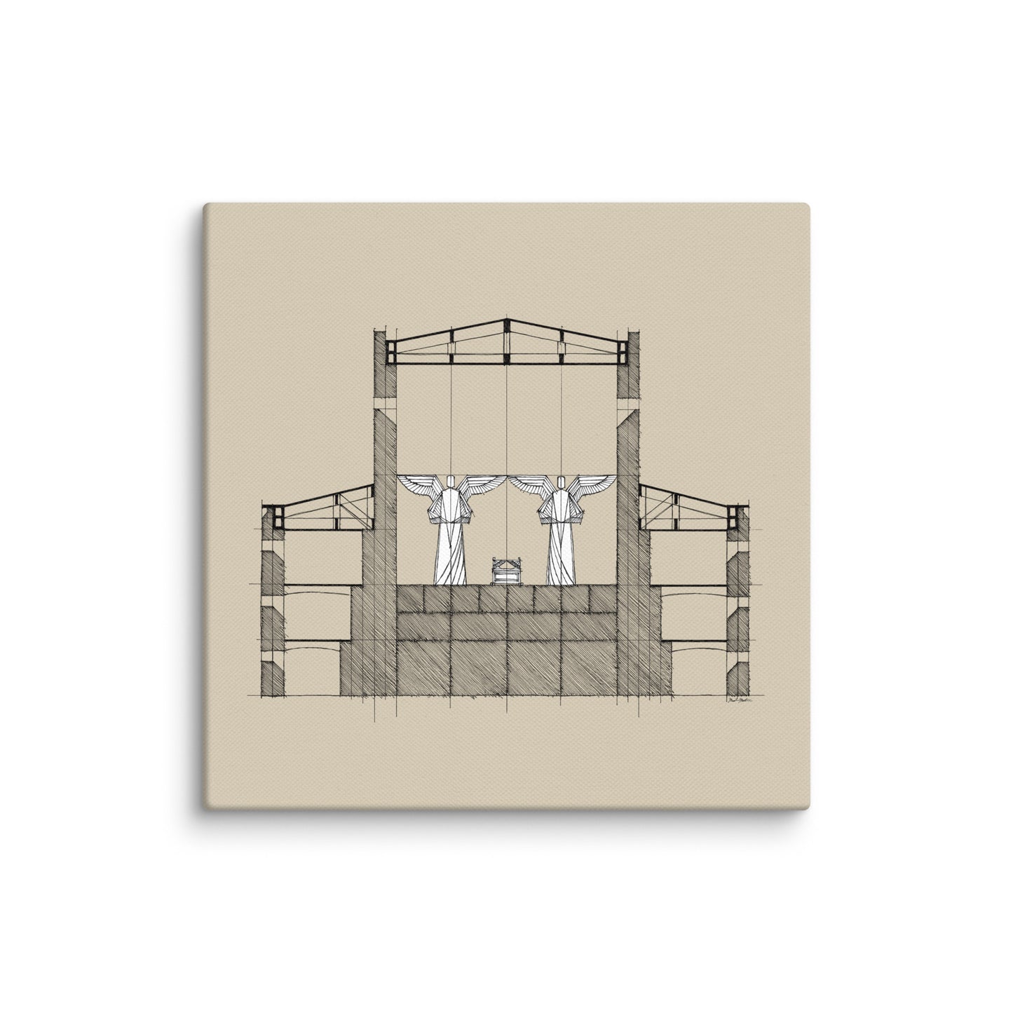 Solomon's Temple Holy of Holies - Canvas