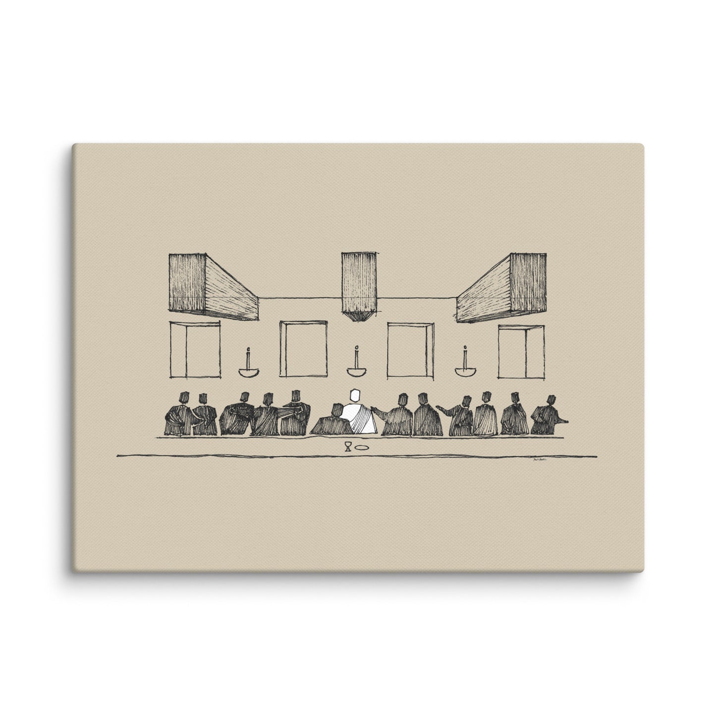 The Last Supper Passover Meal - Canvas