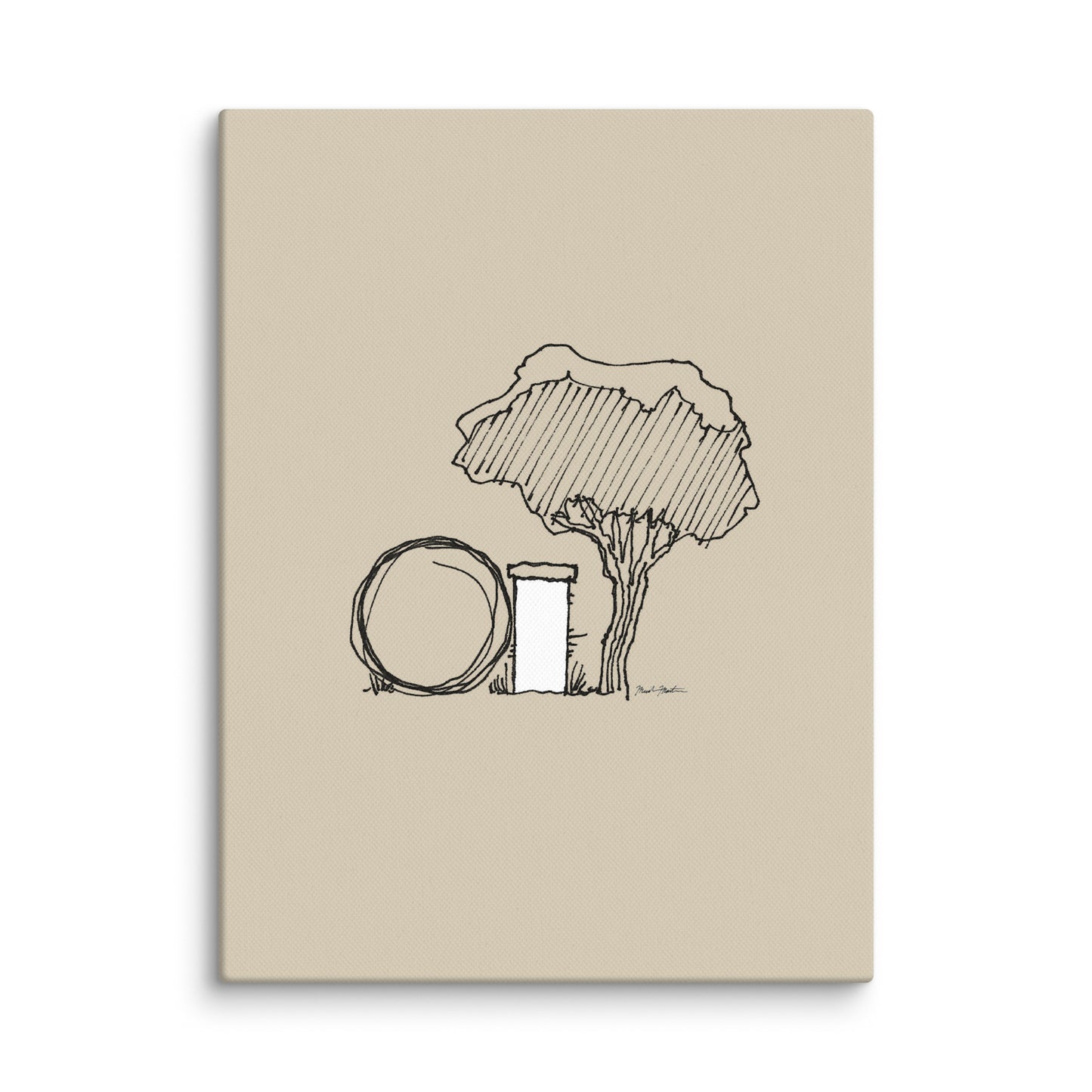 Empty Tomb Minimalist Art - Canvas