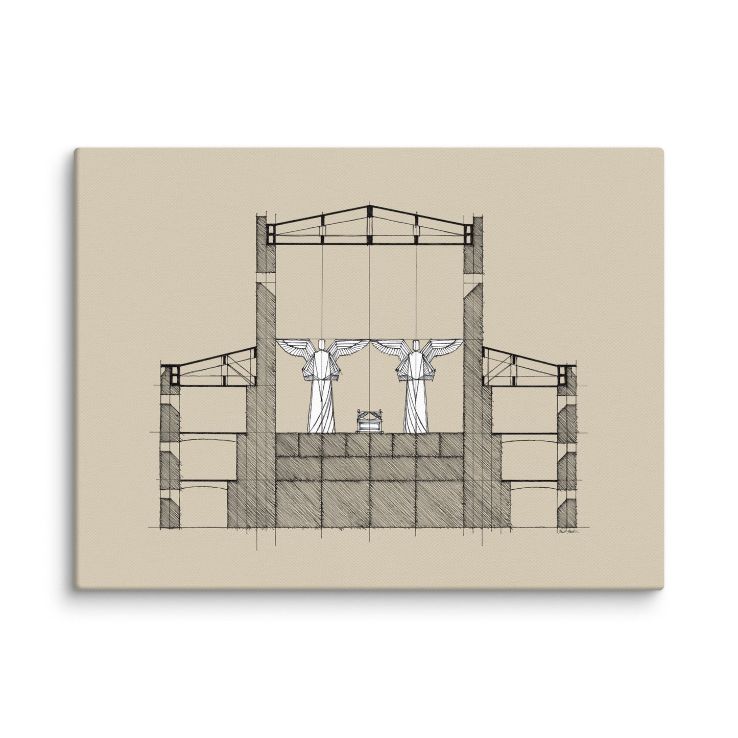 Solomon's Temple Holy of Holies - Canvas