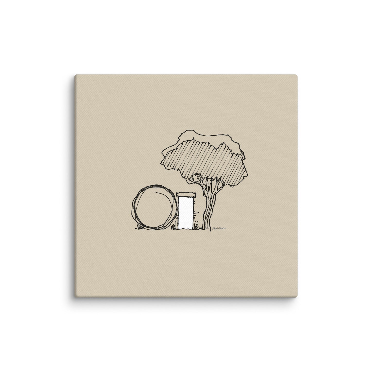 Empty Tomb Minimalist Art - Canvas