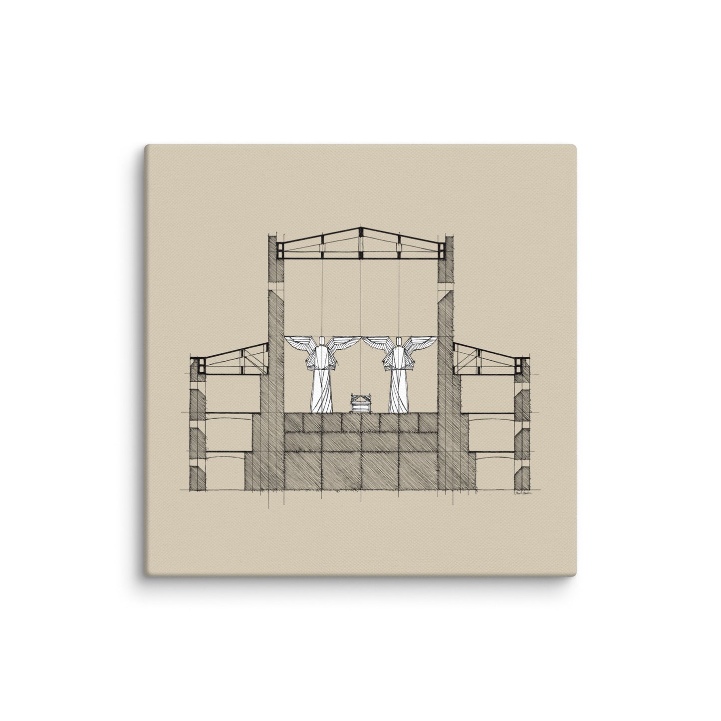 Solomon's Temple Holy of Holies - Canvas