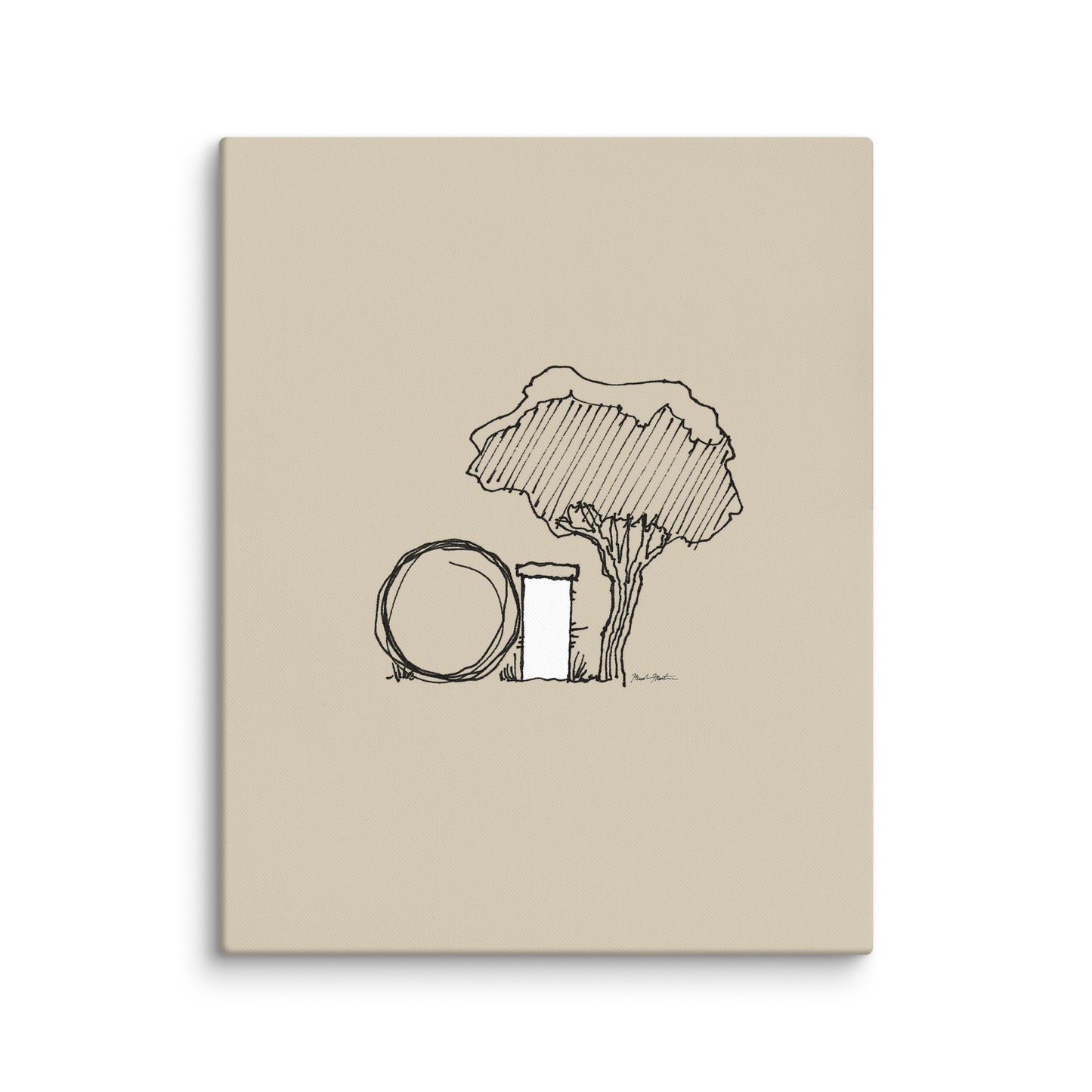 Empty Tomb Minimalist Art - Canvas