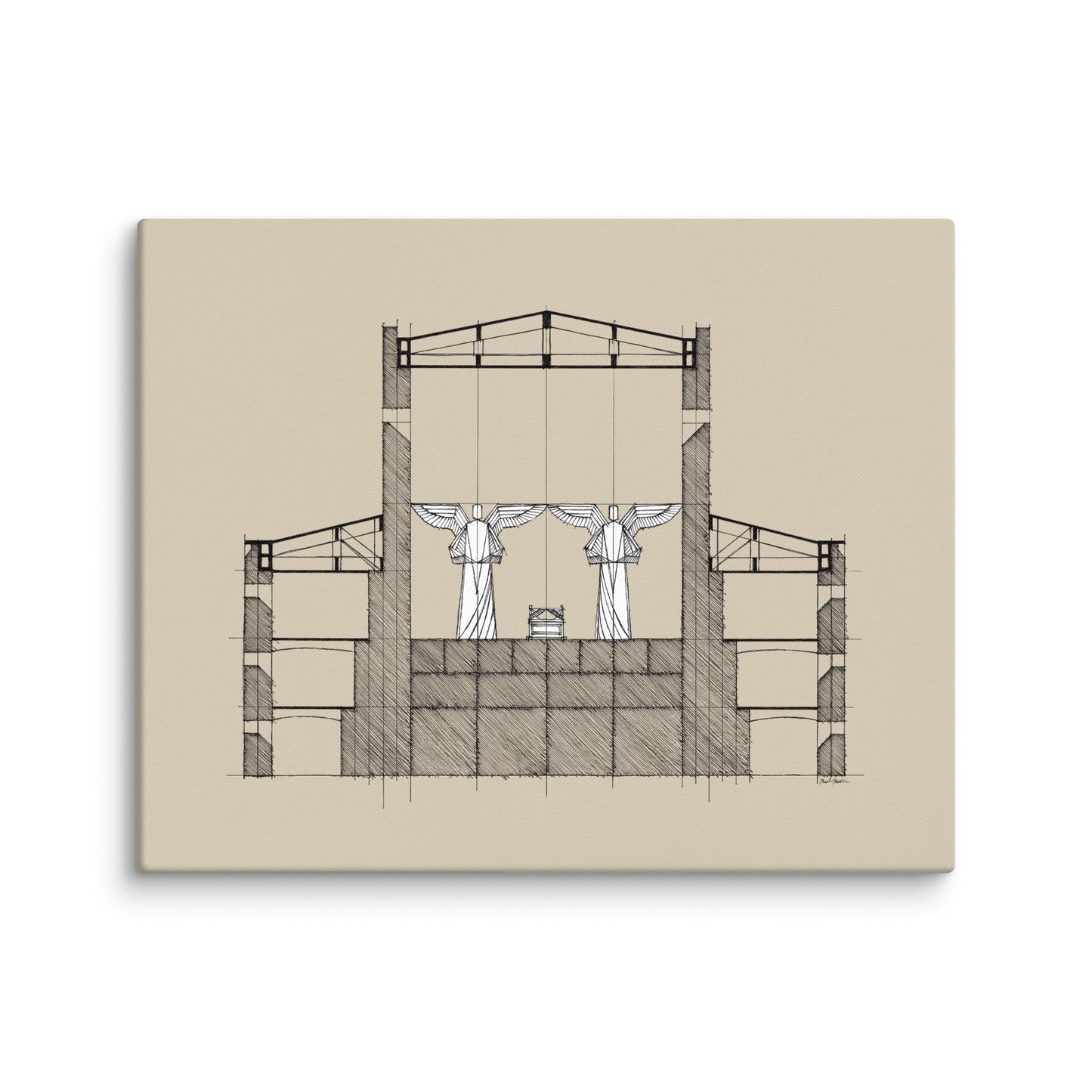 Solomon's Temple Holy of Holies - Canvas