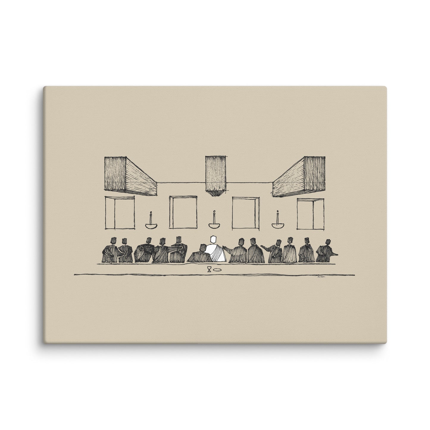 The Last Supper Passover Meal - Canvas