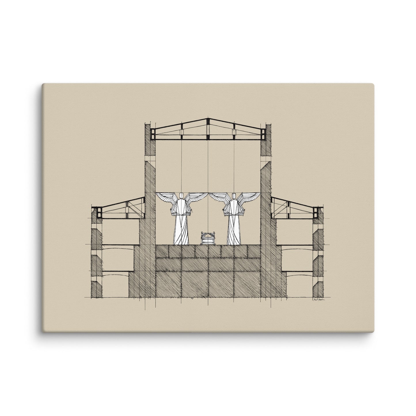 Solomon's Temple Holy of Holies - Canvas