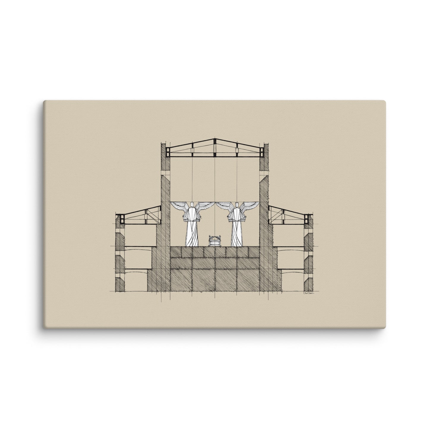 Solomon's Temple Holy of Holies - Canvas