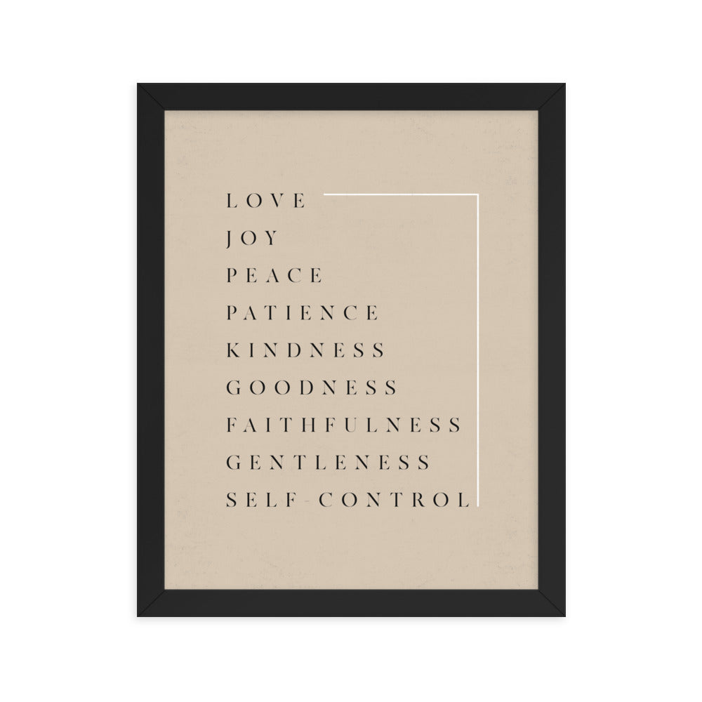 Fruit of the Spirit Wall Art 2 - Framed