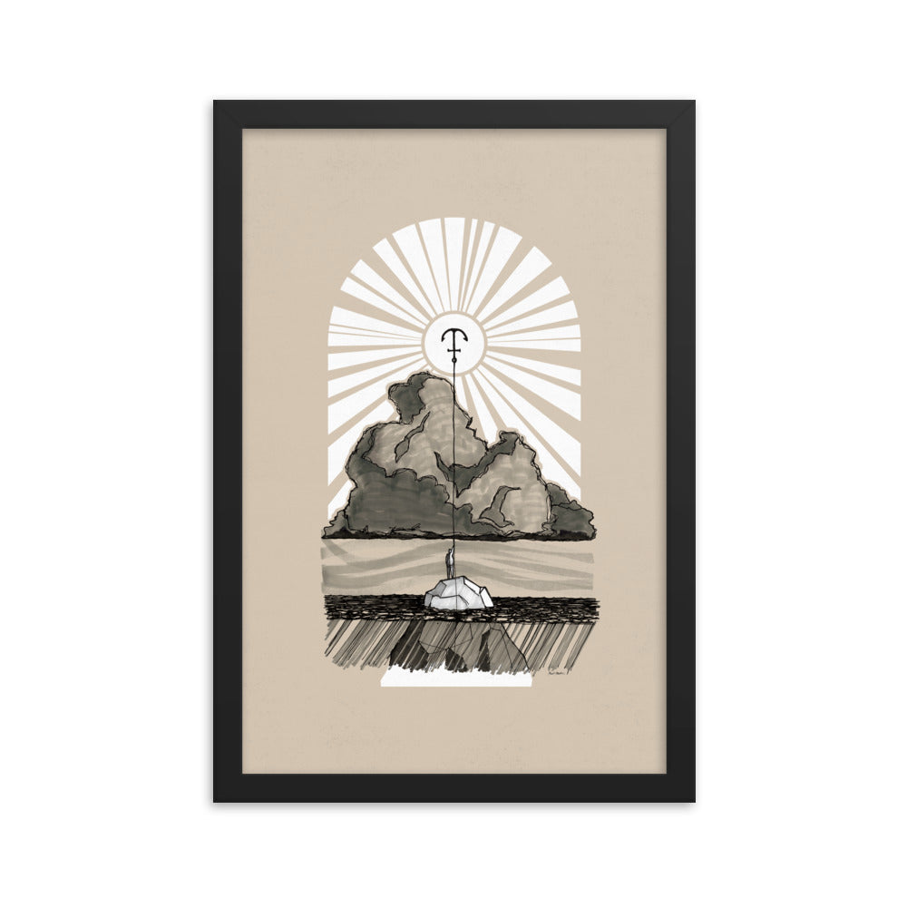 Christ the Sure and Steady Anchor - Framed