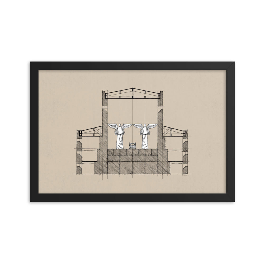 Solomon's Temple Holy of Holies - Framed