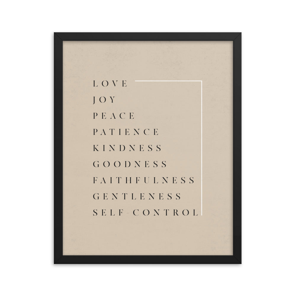 Fruit of the Spirit Wall Art 2 - Framed