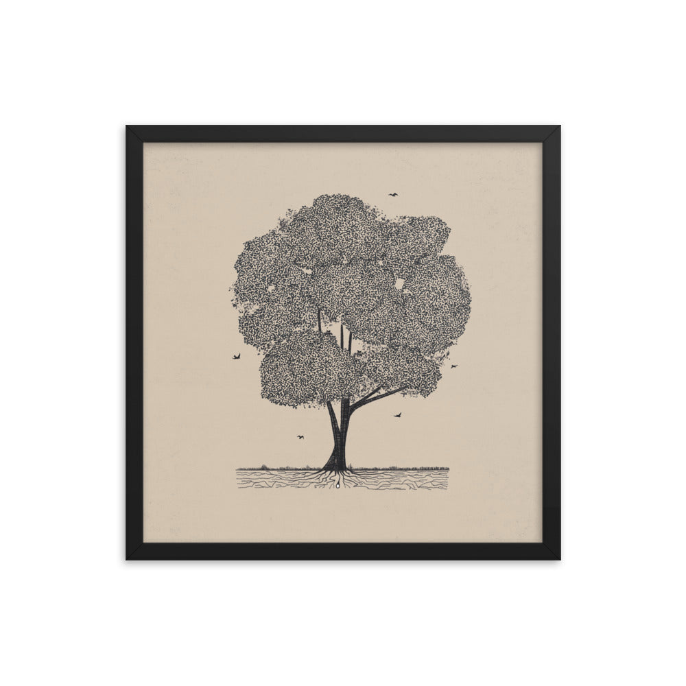 Kingdom of God Mustard Seed - Framed