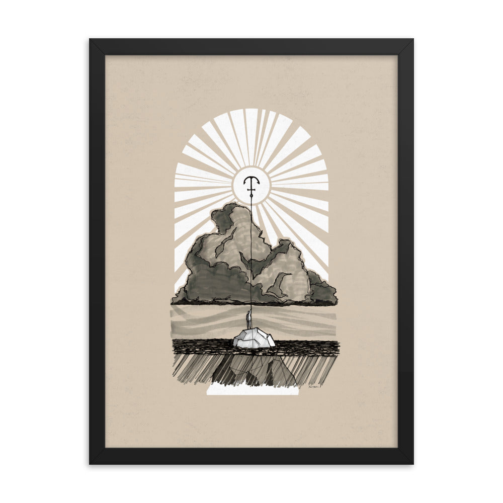 Christ the Sure and Steady Anchor - Framed