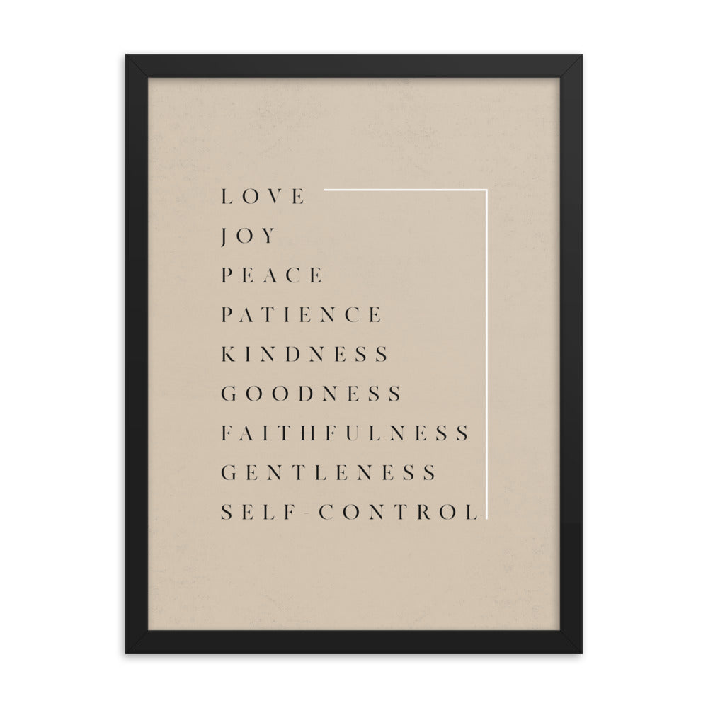 Fruit of the Spirit Wall Art 2 - Framed