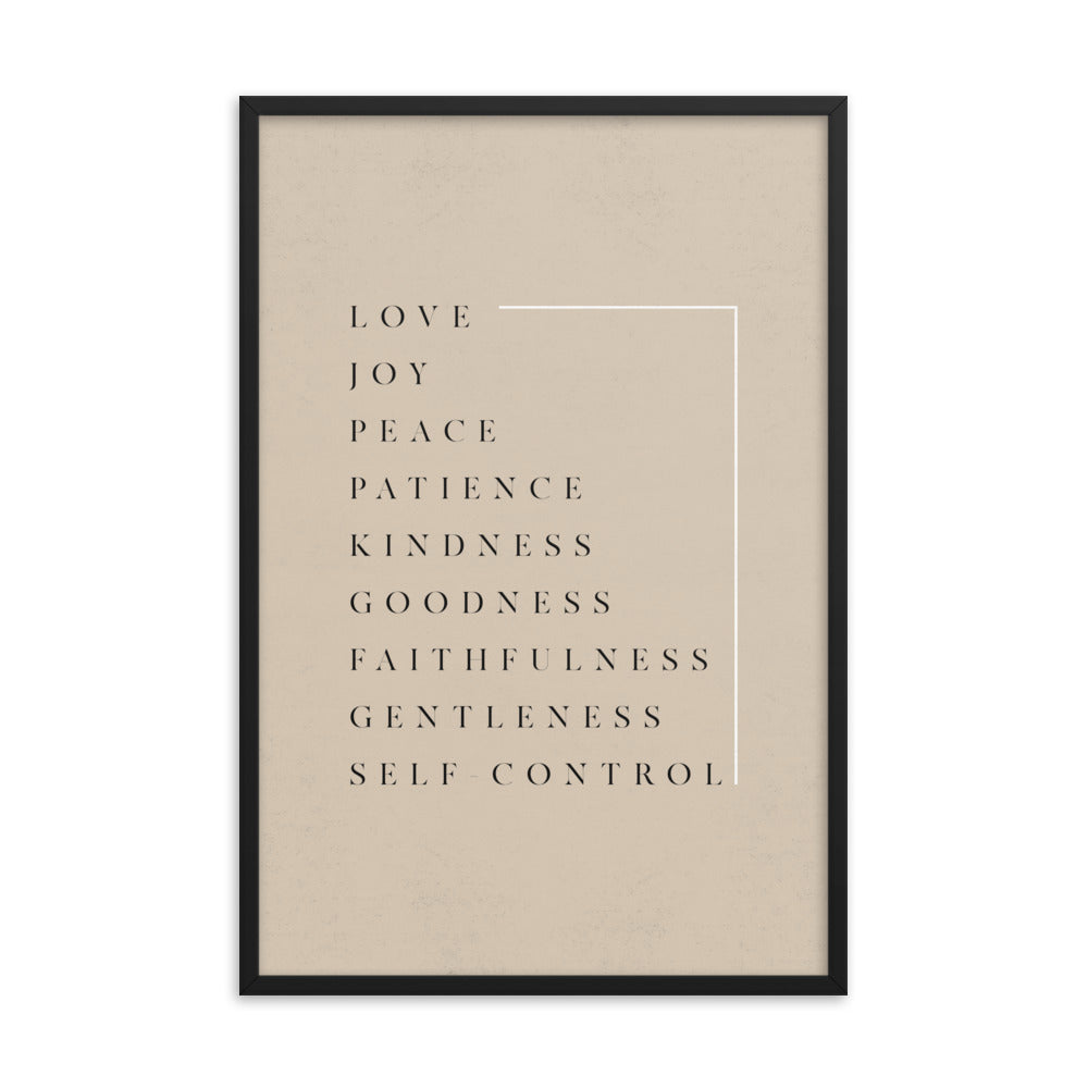 Fruit of the Spirit Wall Art 2 - Framed