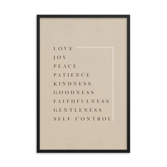 Fruit of the Spirit Wall Art 2 - Framed