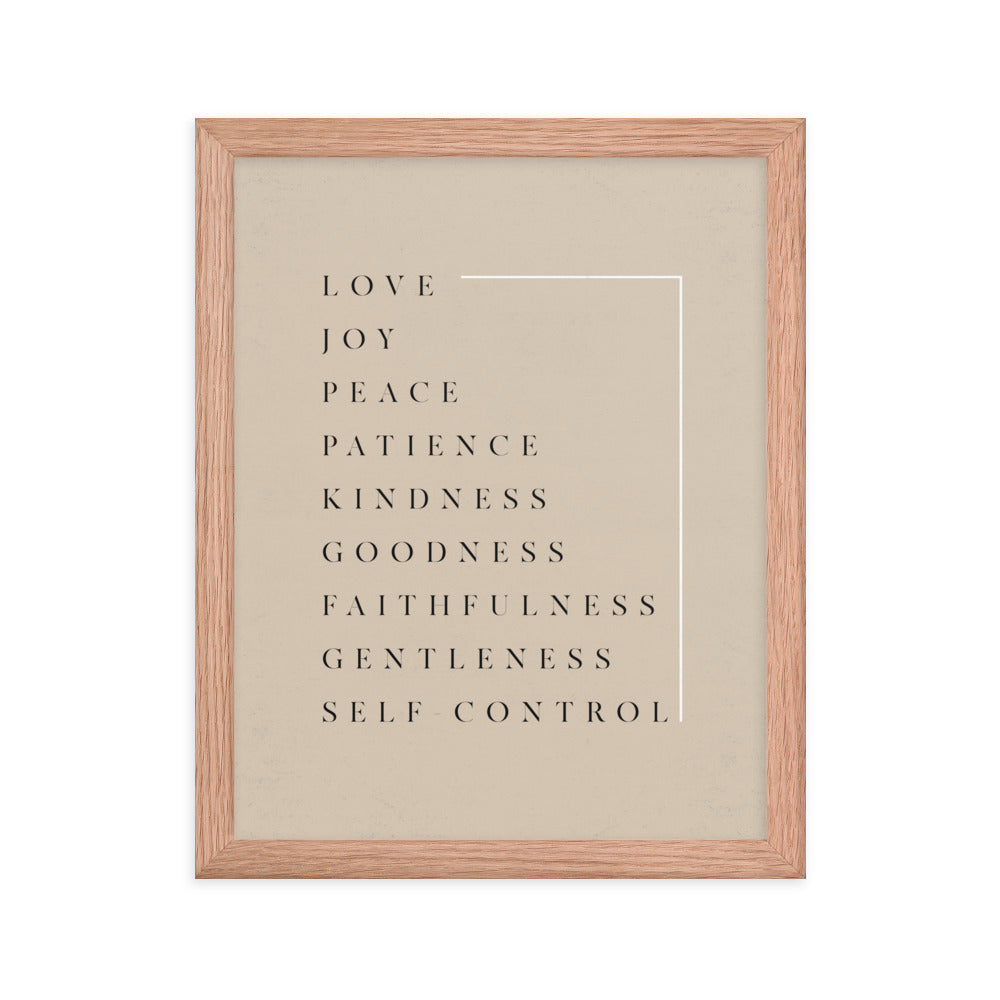 Fruit of the Spirit Wall Art 2 - Framed