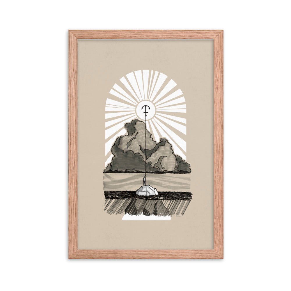 Christ the Sure and Steady Anchor - Framed