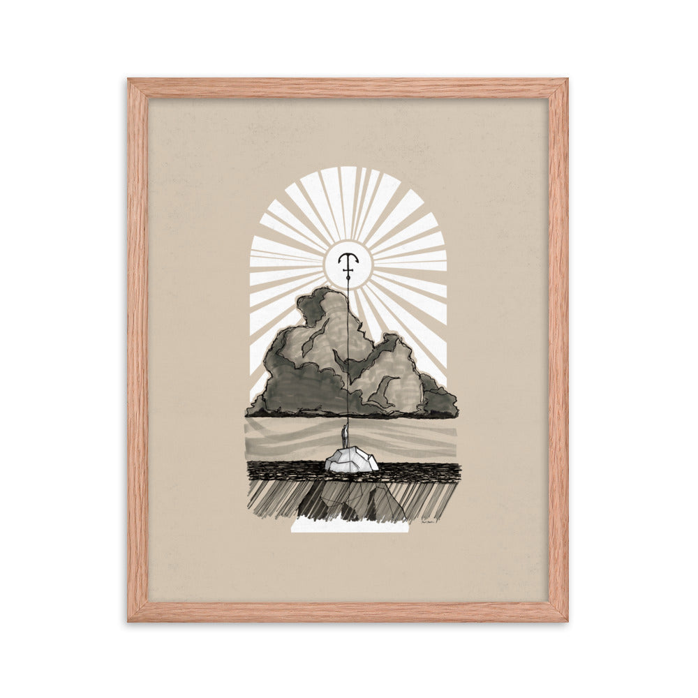 Christ the Sure and Steady Anchor - Framed