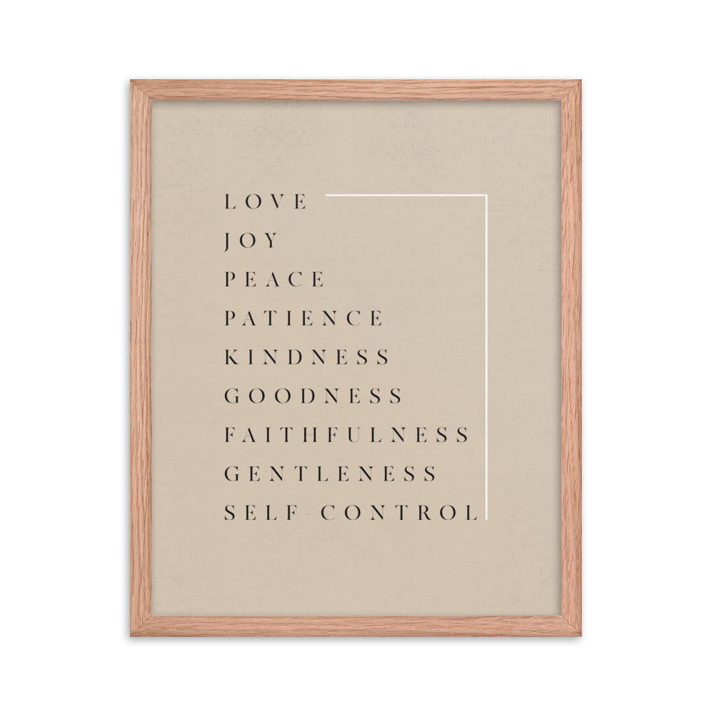 Fruit of the Spirit Wall Art 2 - Framed