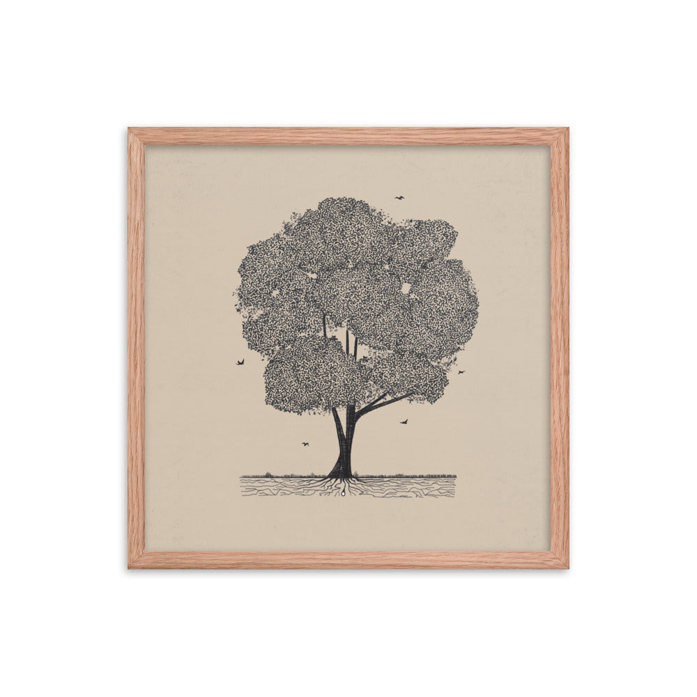 Kingdom of God Mustard Seed - Framed