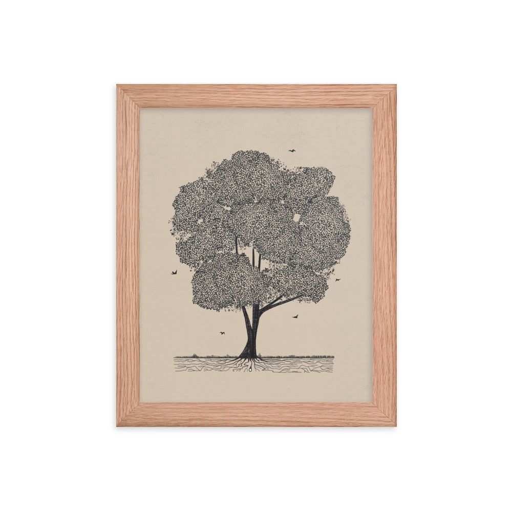 Kingdom of God Mustard Seed - Framed