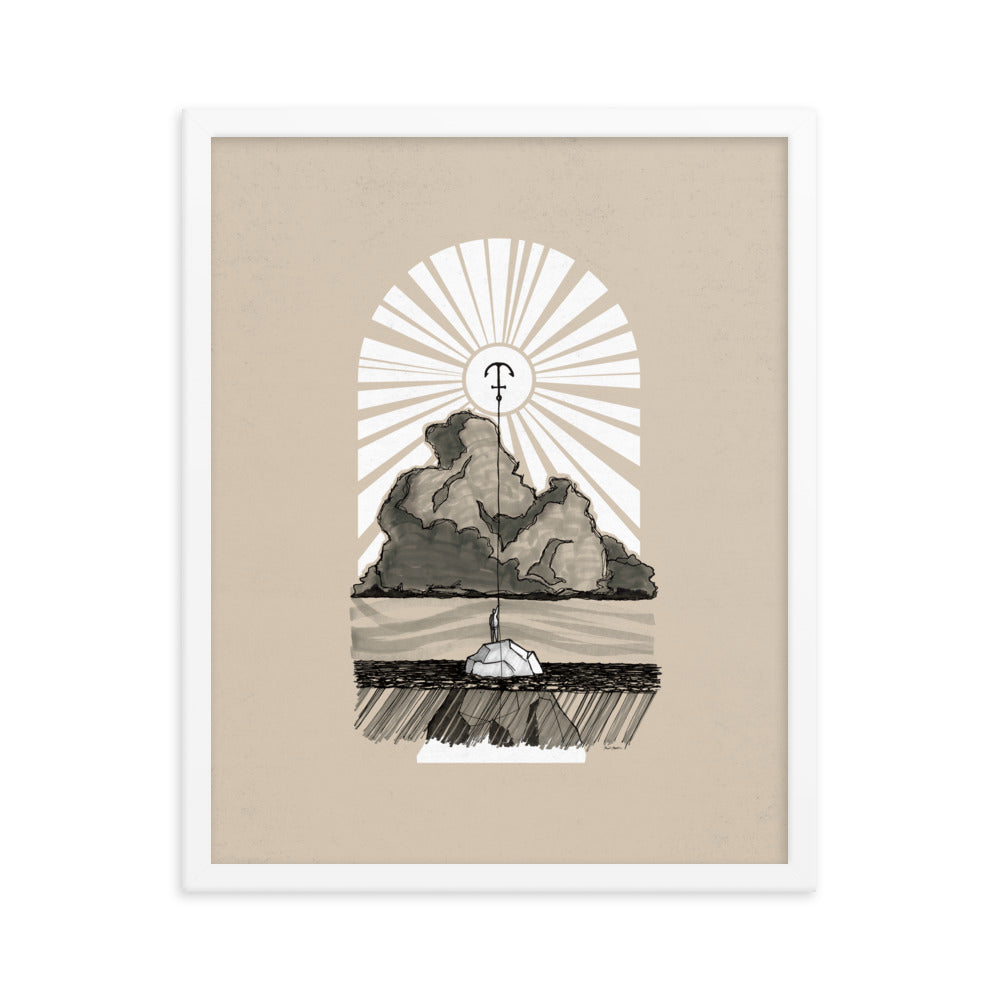 Christ the Sure and Steady Anchor - Framed