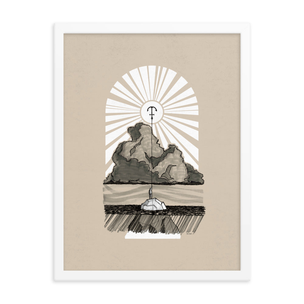 Christ the Sure and Steady Anchor - Framed