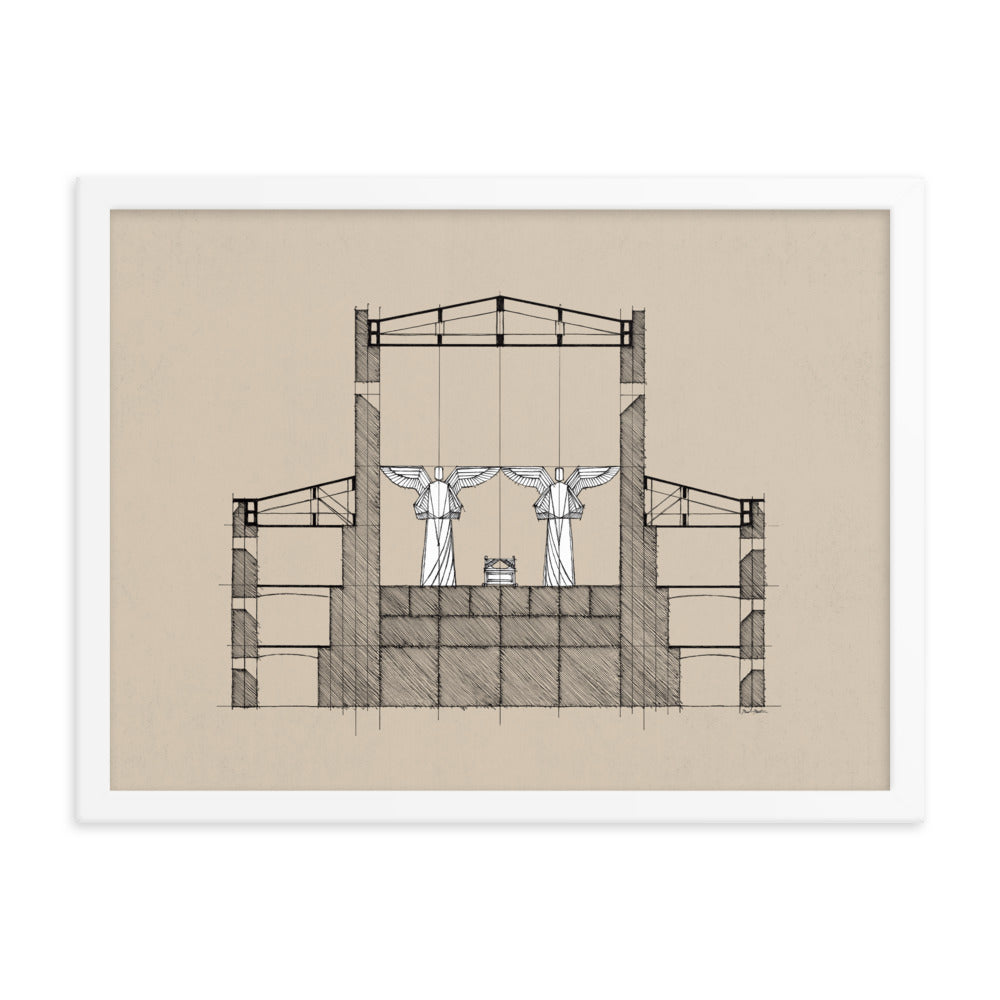 Solomon's Temple Holy of Holies - Framed