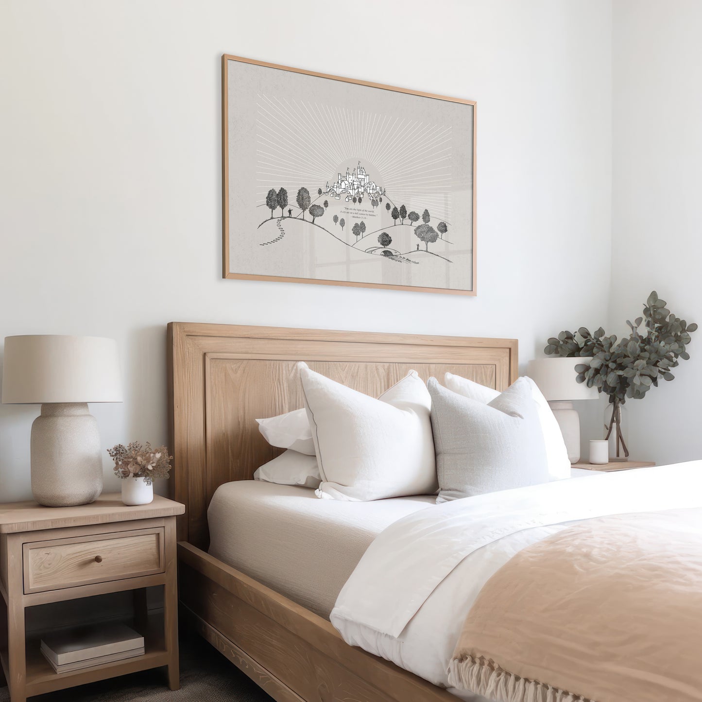 City Set on a Hill - Digital Print