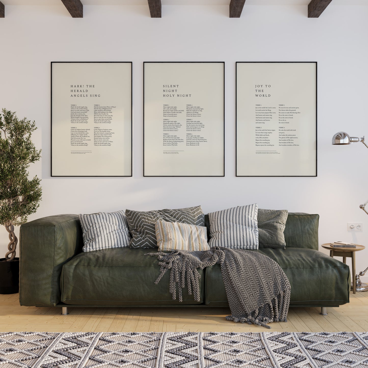 Christmas Songs Hymns - Digital Print
