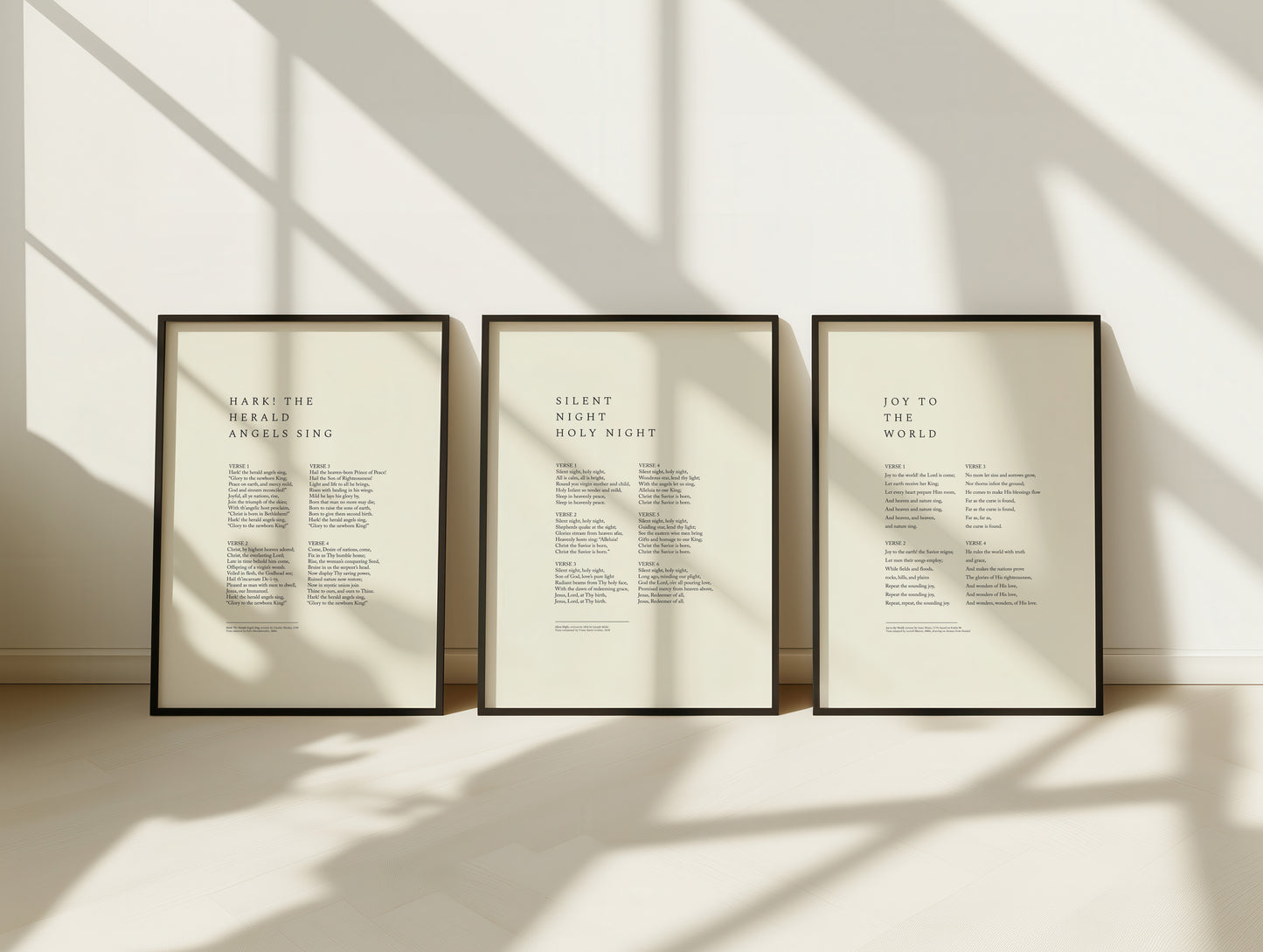 Christmas Songs Hymns - Digital Print