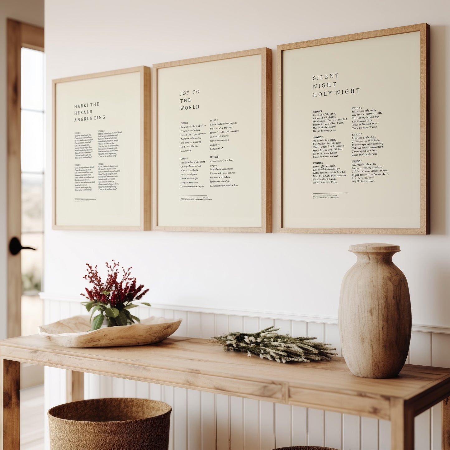 Christmas Songs Hymns - Digital Print