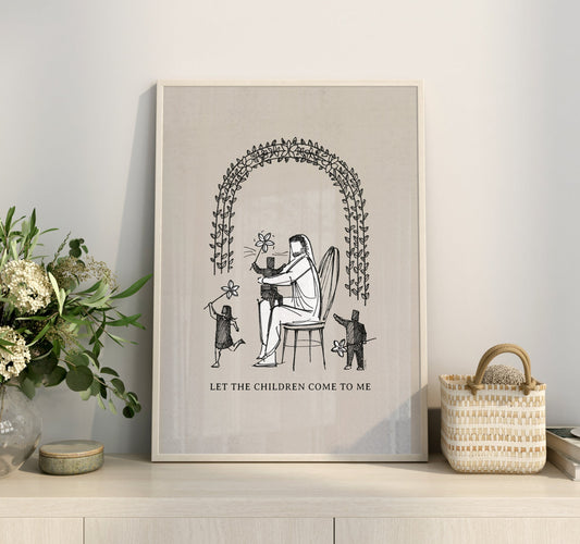 Let the Children Come to Me - Digital Print