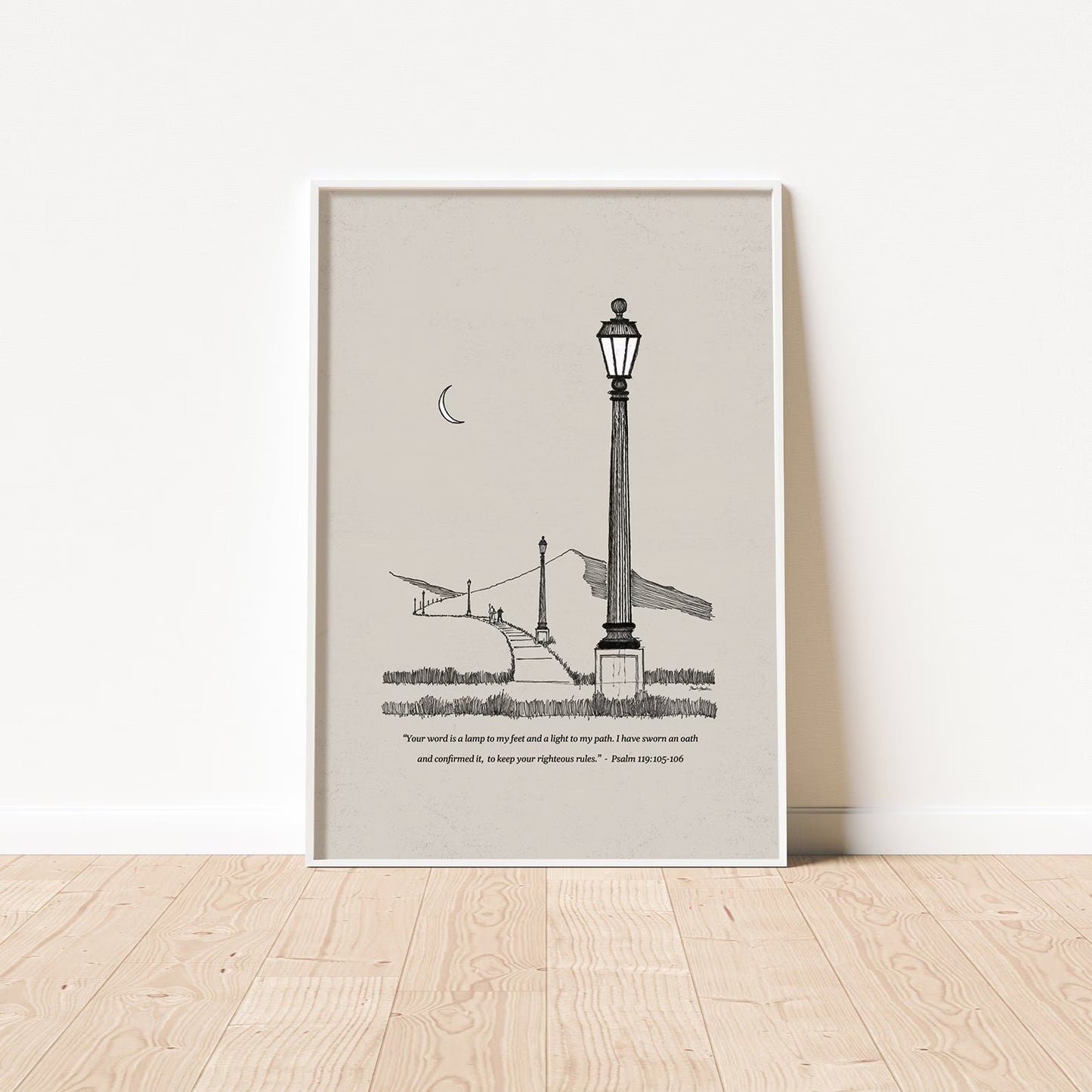 Your Word is a Lamp to My Feet - Digital Print