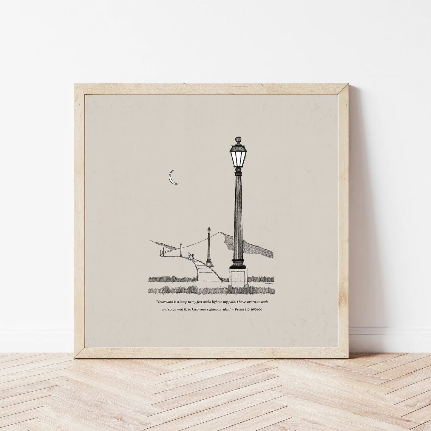 Your Word is a Lamp to My Feet - Digital Print