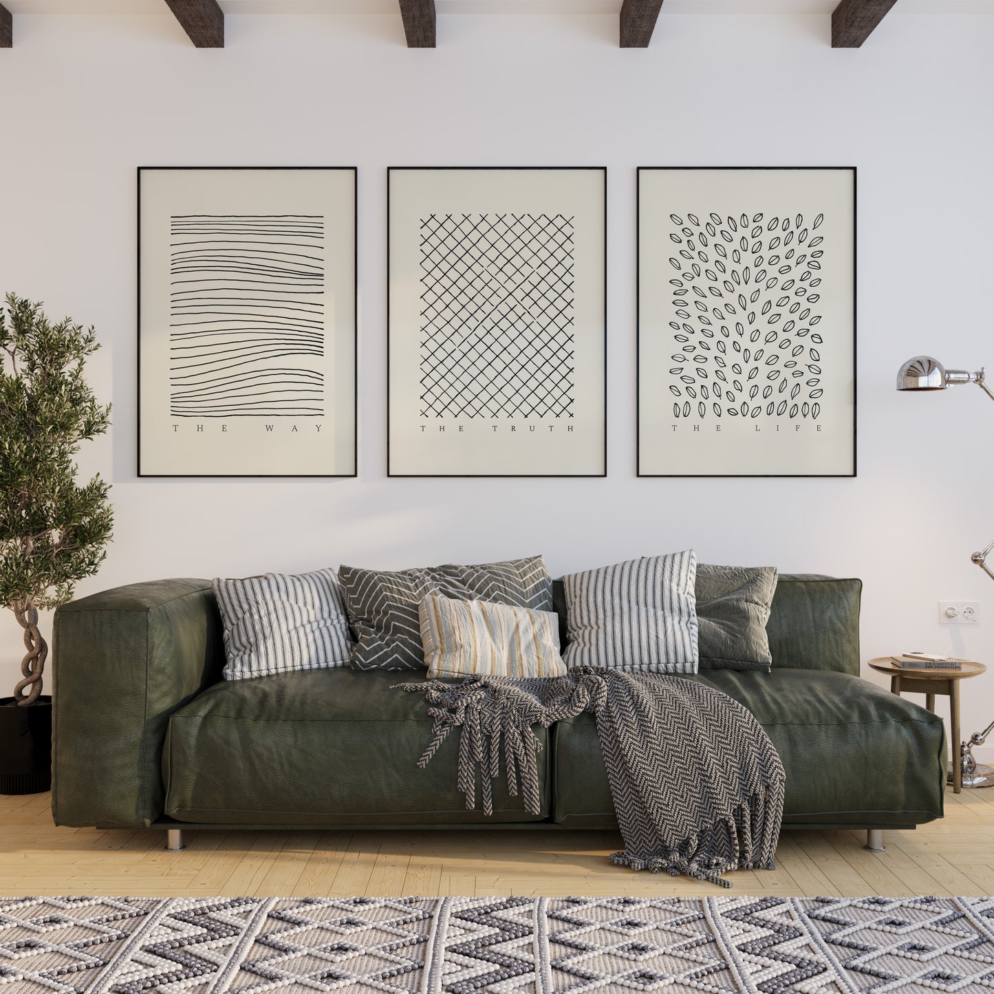 The Way the Truth the Life Set - Digital Print