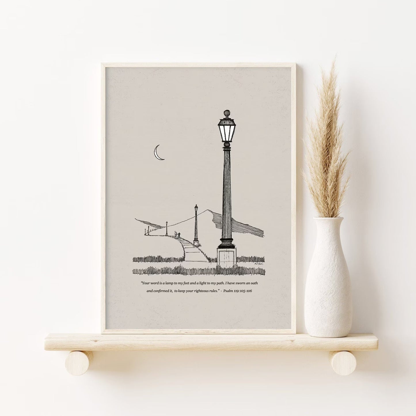 Your Word is a Lamp to My Feet - Digital Print