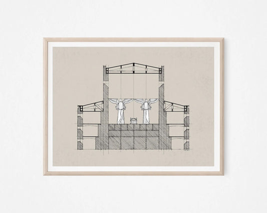 Solomon's Temple Holy of Holies - Digital Print