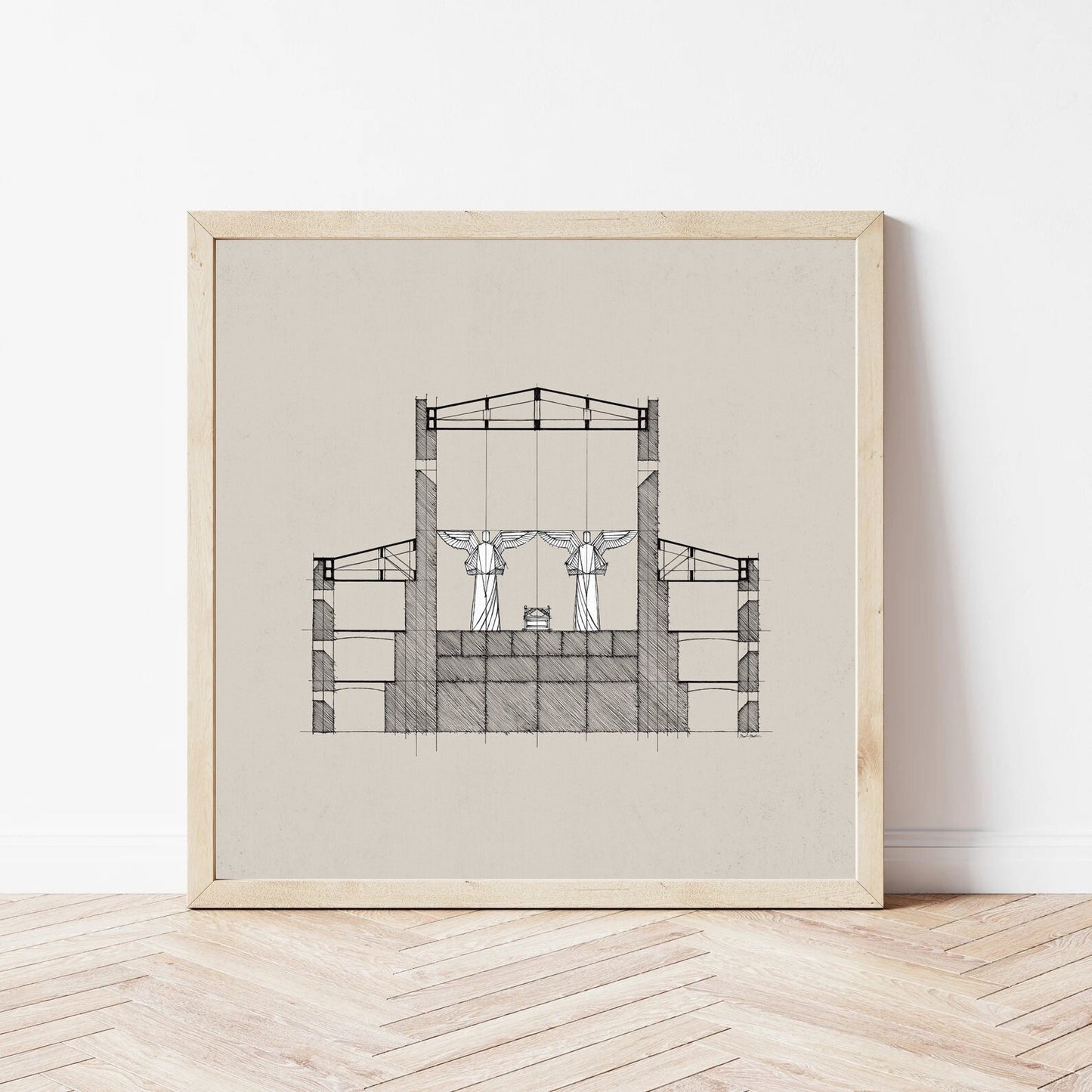 Solomon's Temple Holy of Holies - Digital Print