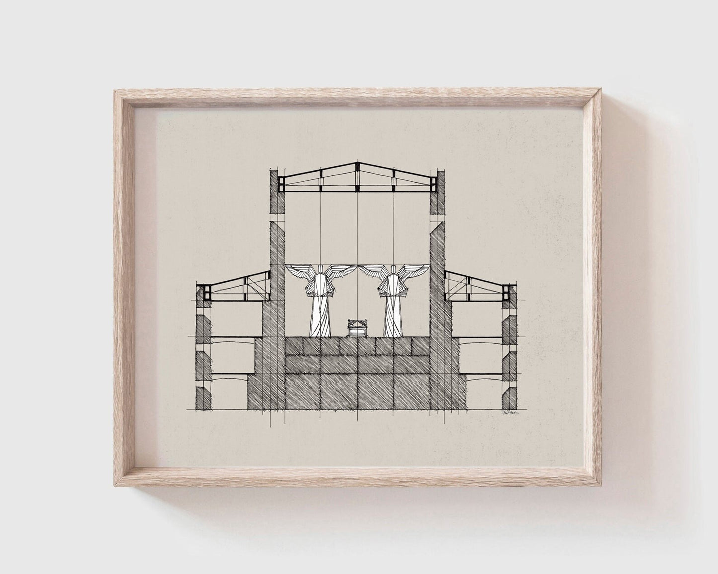 Solomon's Temple Holy of Holies - Digital Print