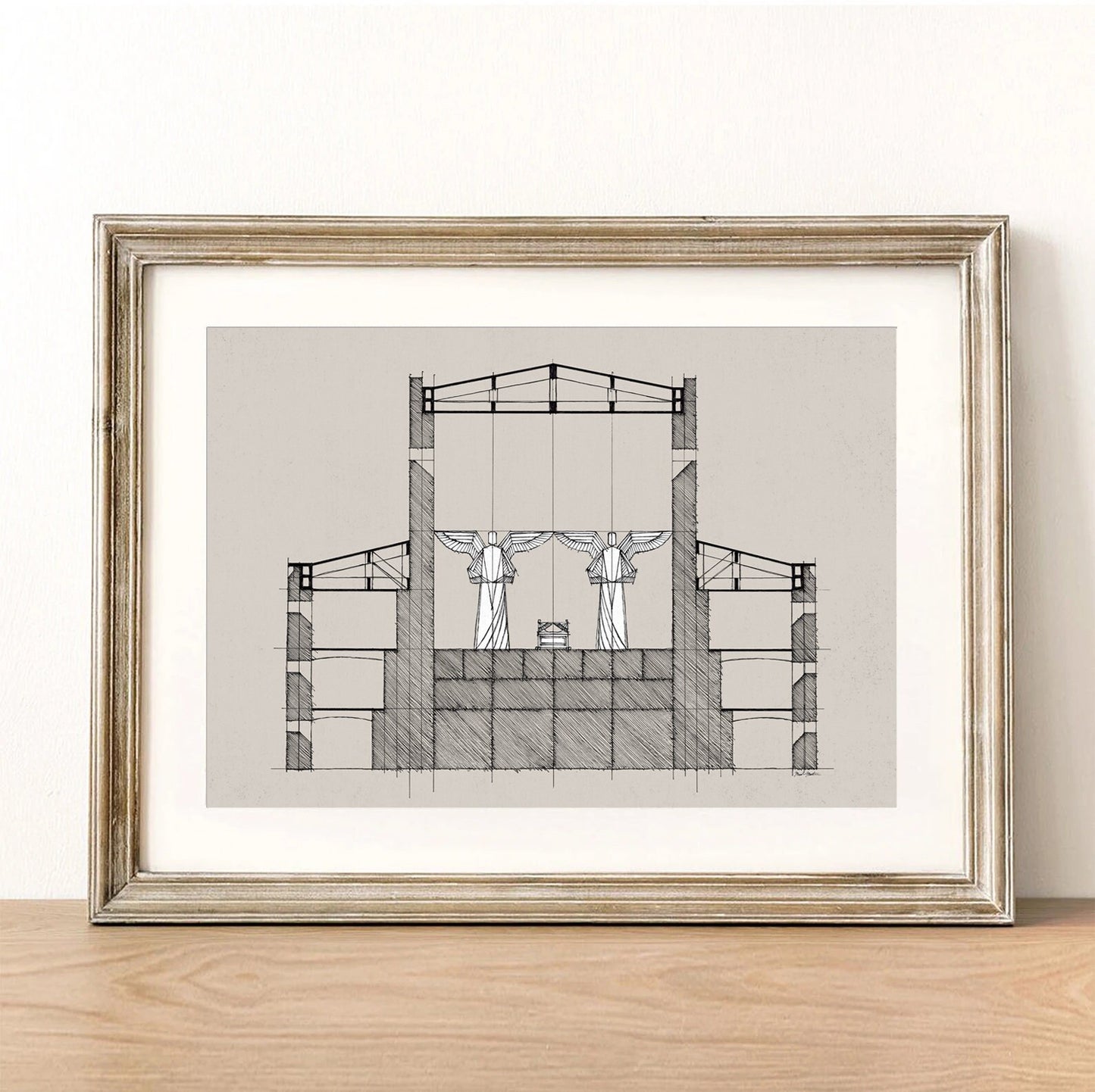 Solomon's Temple Holy of Holies - Digital Print