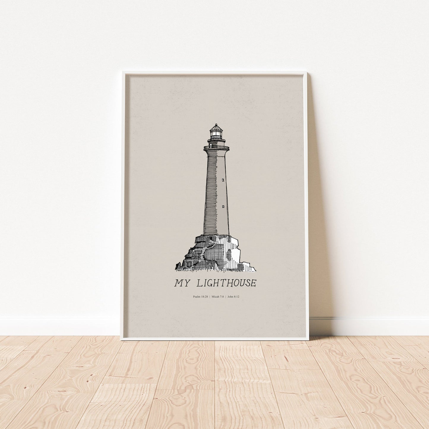 My Lighthouse - I AM the Light of the World - Digital Print