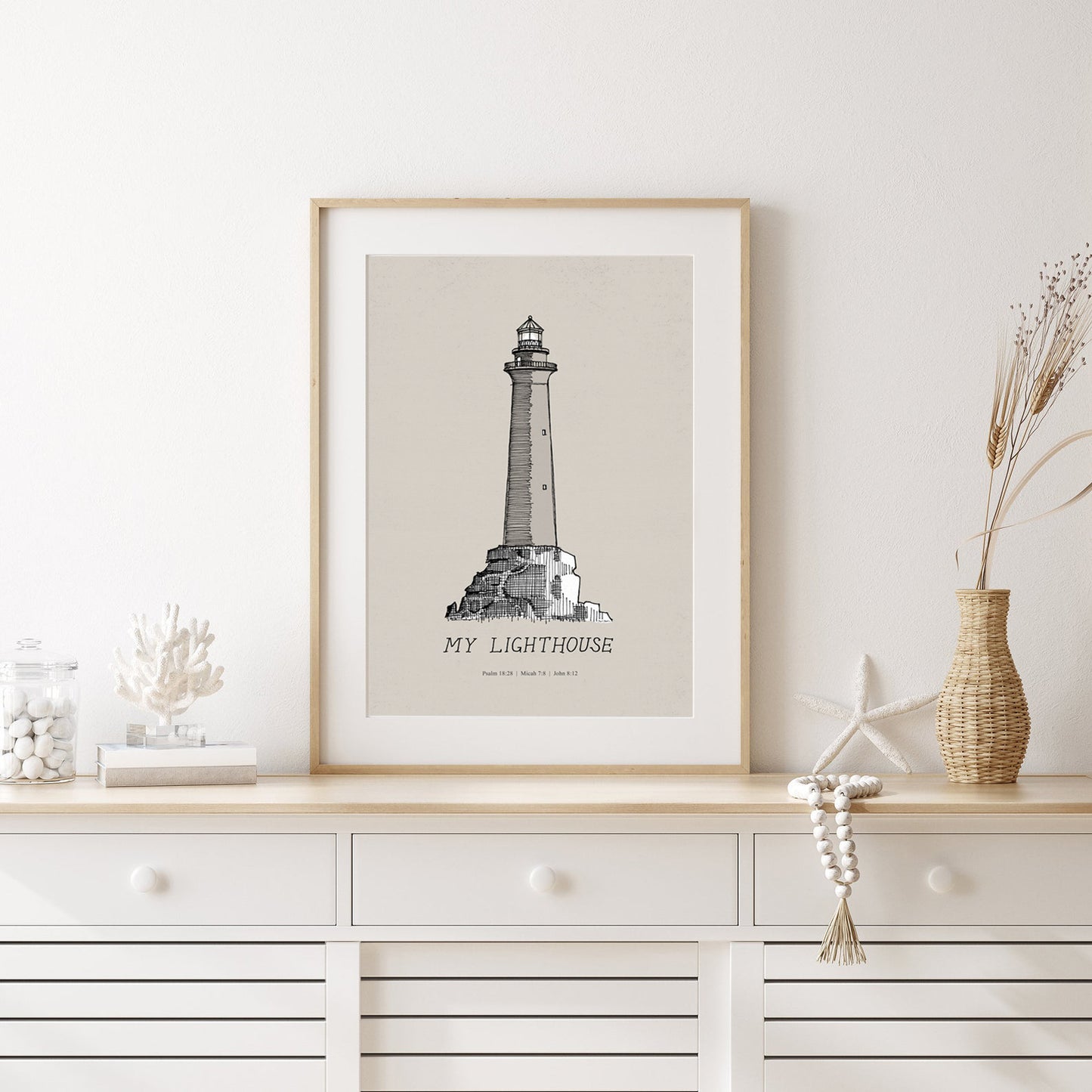 My Lighthouse - I AM the Light of the World - Digital Print