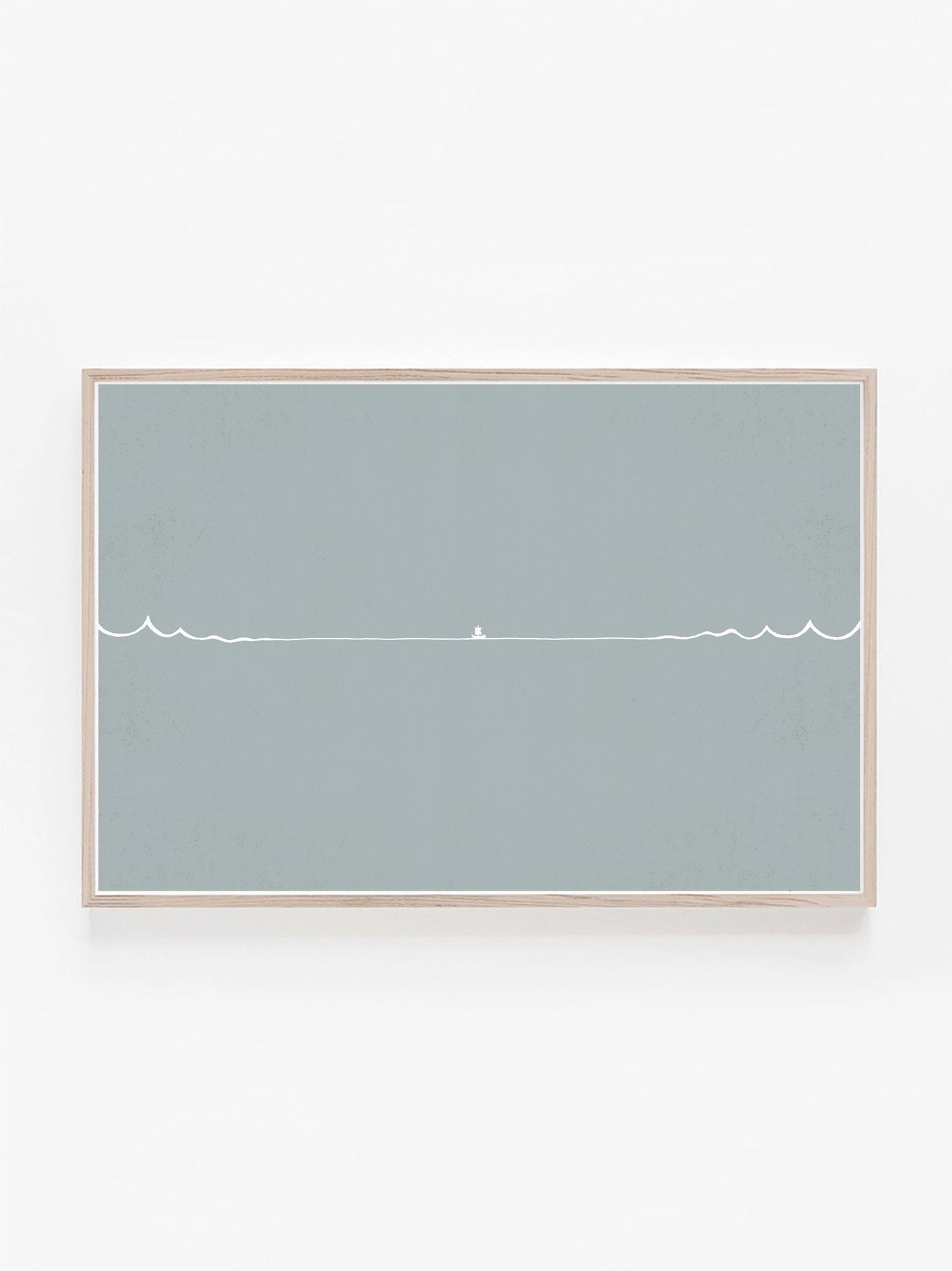 Jesus Stills Sea ("Hush Be Still") - Digital Print