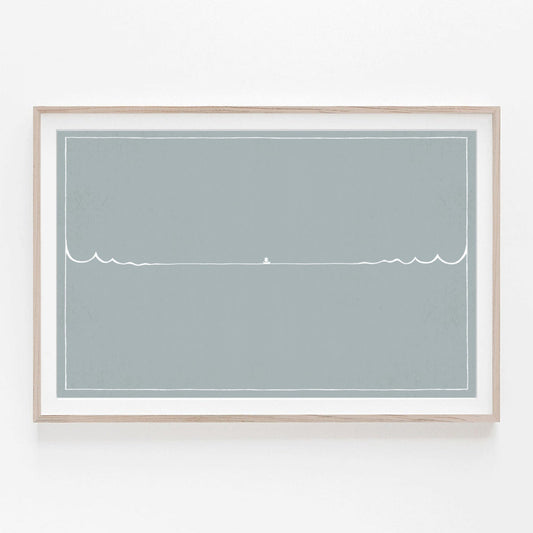 Jesus Stills Sea ("Hush Be Still") - Digital Print