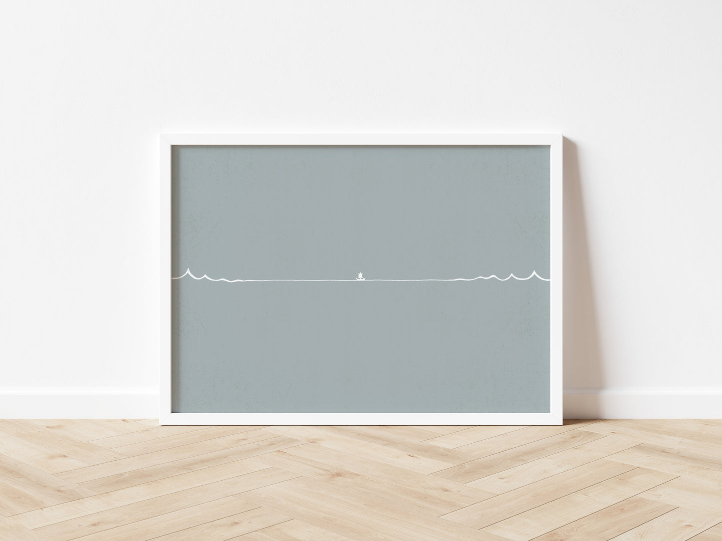 Jesus Stills Sea ("Hush Be Still") - Digital Print