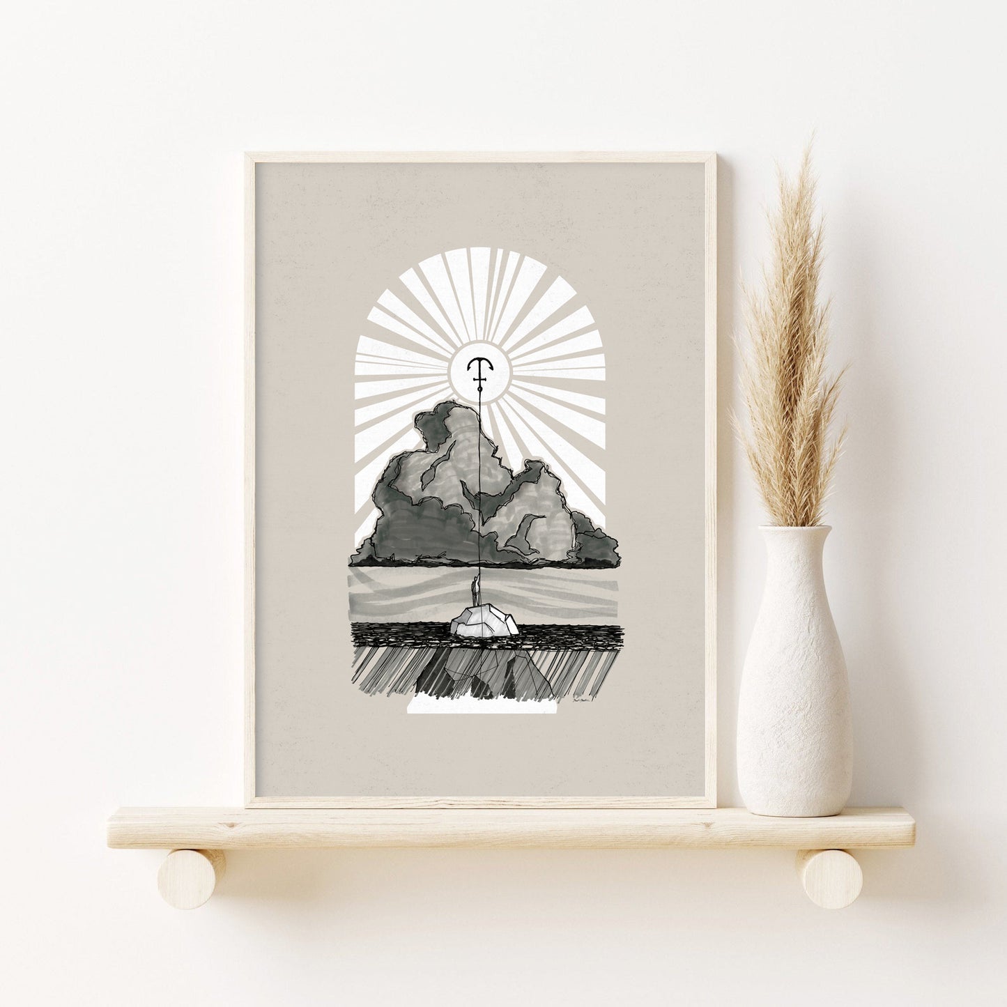 Christ the Sure and Steady Anchor - Digital Print