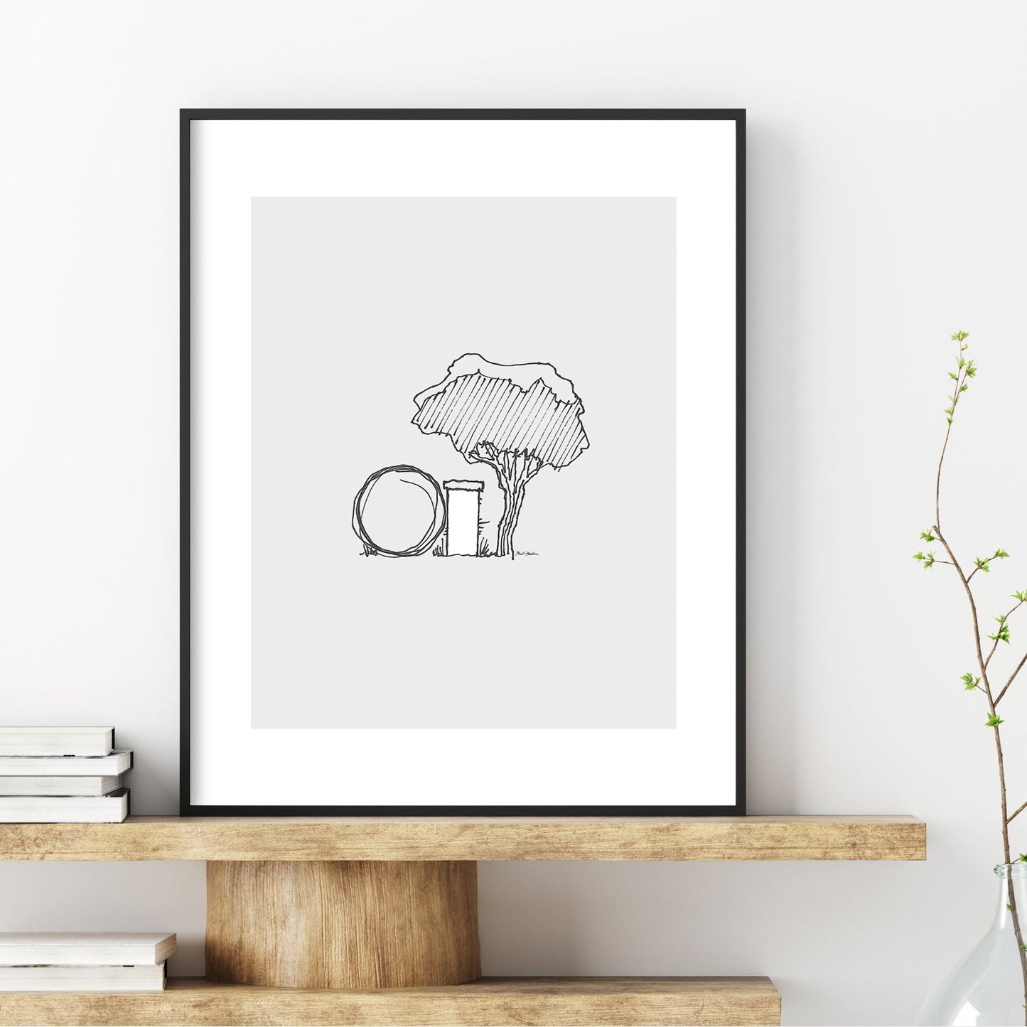 Empty Tomb Minimalist Art - Digital Print